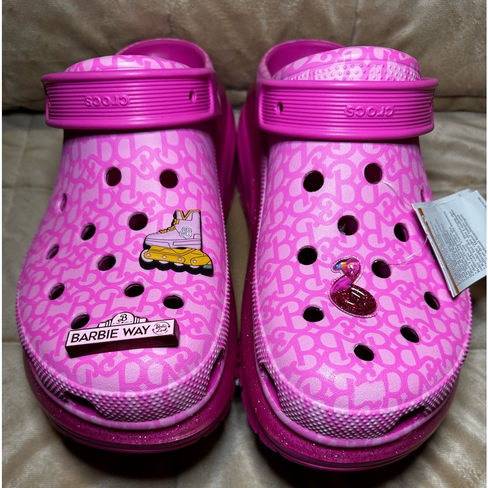 New - Barbie Crocs - Size 13 (mens) - Picture 4 of 11